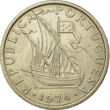 Moneta, Portogallo, 10 Escudos, 1974, BB, Nichel ricoperto in rame-nichel