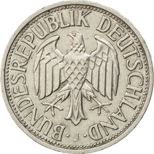 GERMANY - FEDERAL REPUBLIC, Mark, 1958, Hambourg, KM #110, EF(40-45),...