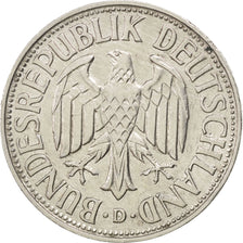 GERMANY - FEDERAL REPUBLIC, Mark, 1955, Munich, KM #110, EF(40-45),...