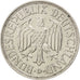 GERMANY - FEDERAL REPUBLIC, Mark, 1955, Munich, KM #110, EF(40-45),...