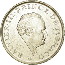 Coin, Monaco, Rainier III, 2 Francs, 1981, EF(40-45), Nickel, KM:157