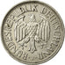 Coin, GERMANY - FEDERAL REPUBLIC, Mark, 1954, Hambourg, EF(40-45)
