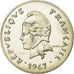 Coin, New Caledonia, 50 Francs, 1967, Paris, ESSAI, MS(63), Nickel, KM:E13