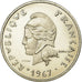 Monnaie, Nouvelle-Calédonie, 20 Francs, 1967, Paris, ESSAI, SPL, Nickel, KM:E12