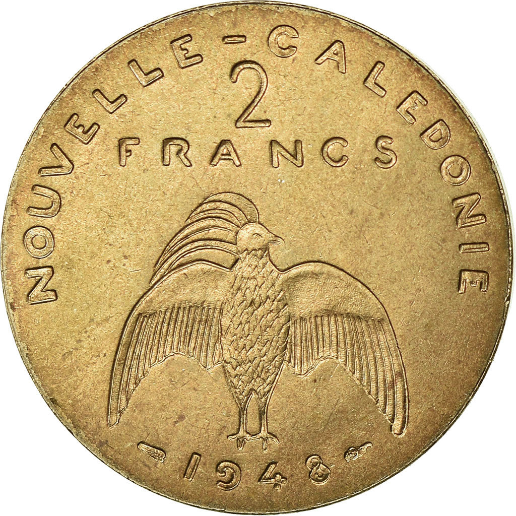 Coin, New Caledonia, 2 Francs, 1948, Paris, ESSAI, MS(63), Nickel-Bronze, KM:E6
