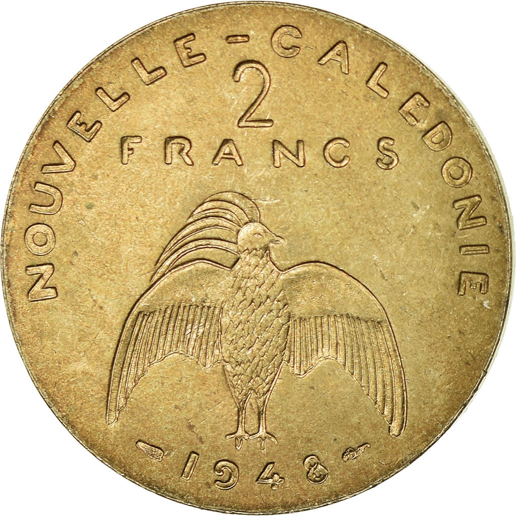 Coin, New Caledonia, 2 Francs, 1948, Paris, ESSAI, MS(63), Nickel-Bronze, KM:E6