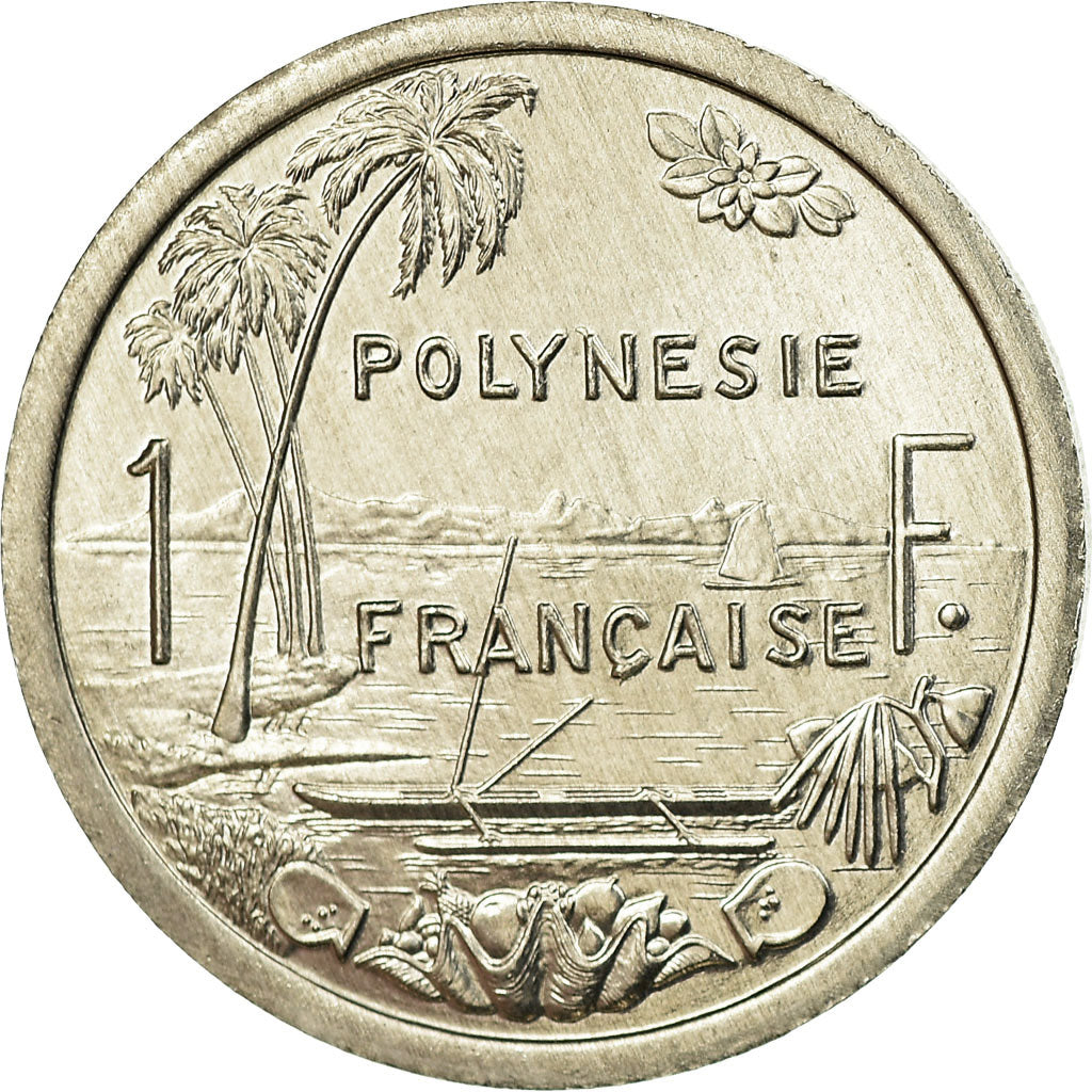 Coin, French Polynesia, Franc, 2003, Paris, MS(63), Aluminum, KM:11