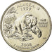 Coin, United States, Alaska, Quarter, 2008, U.S. Mint, Denver, golden