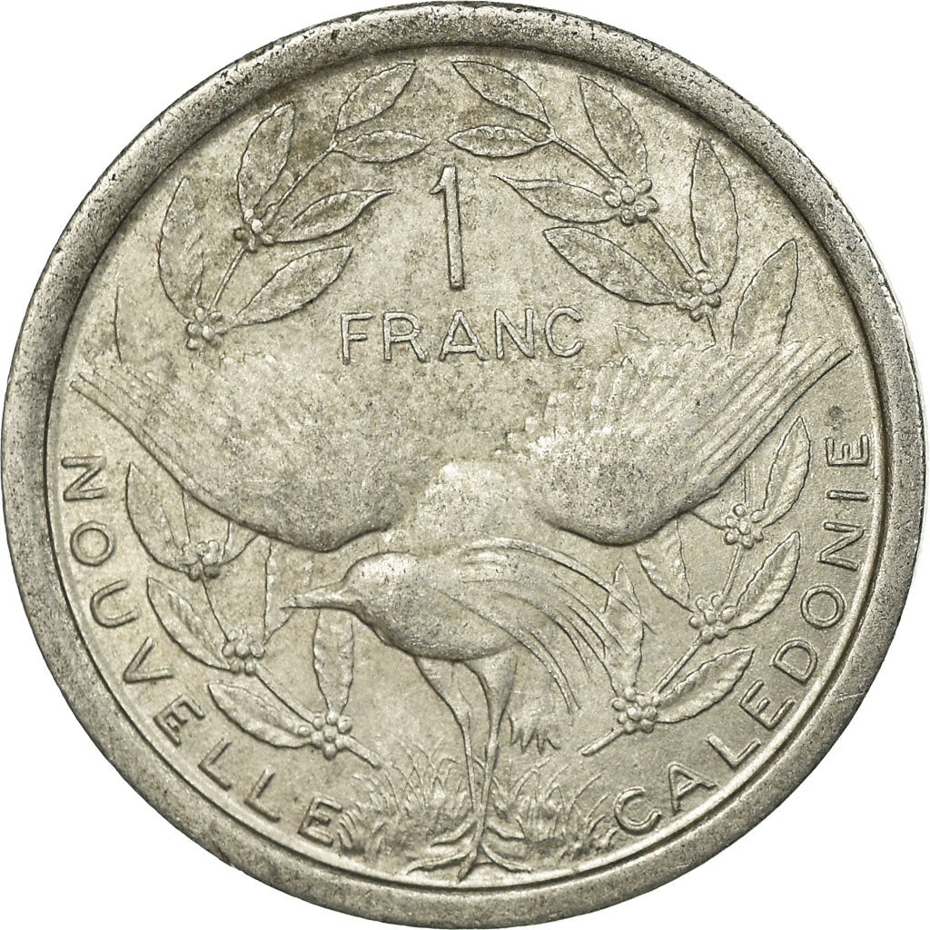 Coin, New Caledonia, Franc, 1973, Paris, EF(40-45), Aluminum, KM:10