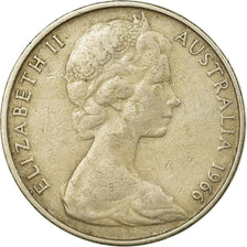 Monnaie, Australie, Elizabeth II, 20 Cents, 1966, TB+, Copper-nickel, KM:66