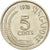 Coin, Singapore, 5 Cents, 1976, Singapore Mint, EF(40-45), Copper-nickel, KM:2
