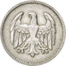 GERMANIA, REPUBBLICA DI WEIMAR, Mark, 1924, Stuttgart, BB, Argento, KM:42