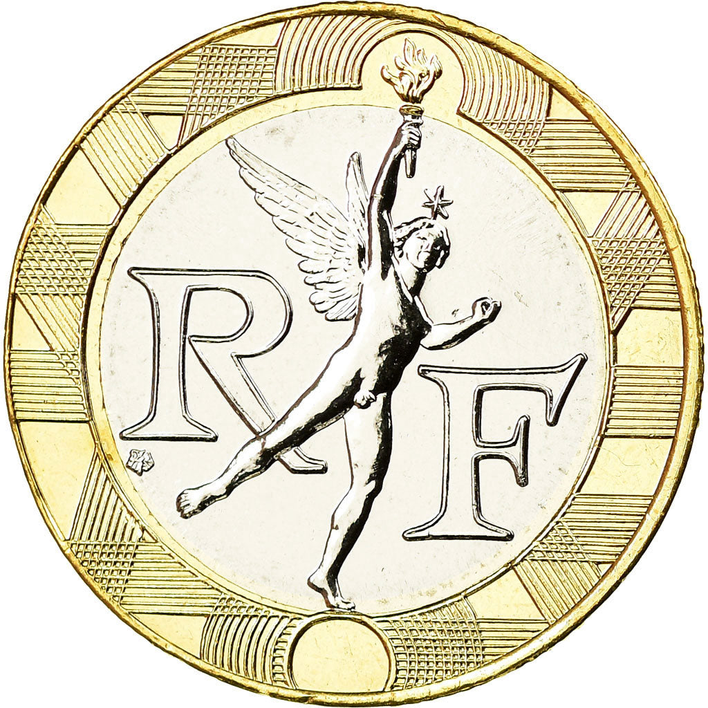 Munten, Frankrijk, Génie, 10 Francs, 2001, FDC, Aluminum-Bronze, KM:964.2