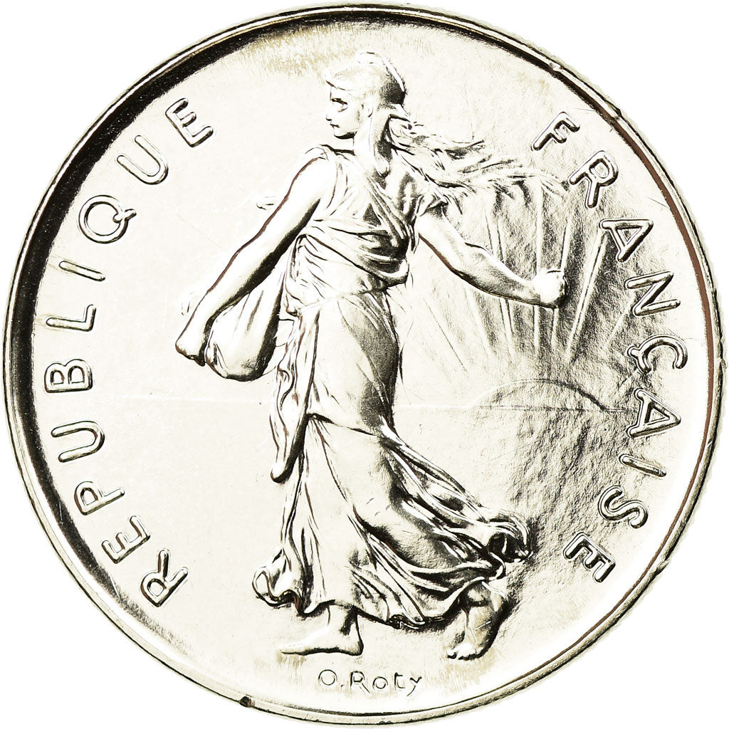 Moneda, Francia, Semeuse, 5 Francs, 2001, Paris, FDC, Níquel recubierto de