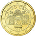 Oostenrijk, 20 Euro Cent, 2012, UNC-, Tin, KM:3140