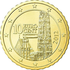 Austria, 10 Euro Cent, 2012, SPL, Ottone, KM:3139