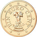 Austria, Euro Cent, 2012, Vienna, MS(63), Miedź platerowana stalą, KM:3082