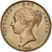 Coin, Great Britain, Victoria, Penny, 1853, EF(40-45), Copper, KM:739