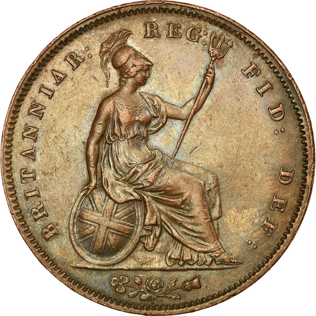 Coin, Great Britain, Victoria, Penny, 1853, EF(40-45), Copper, KM:739