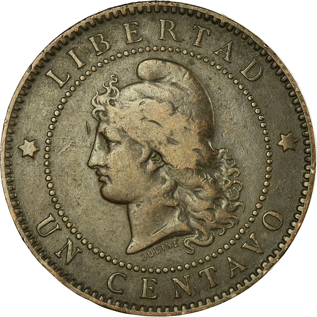 Münze, Argentinien, Centavo, 1891, SS, Bronze, KM:32