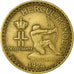 Coin, Monaco, Louis II, 2 Francs, 1924, Poissy, VF(30-35), Aluminum-Bronze