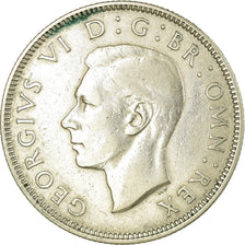 Moeda, Grã-Bretanha, George VI, Florin, Two Shillings, 1940, EF(40-45), Prata