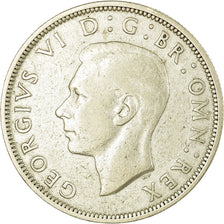Coin, Great Britain, George VI, 1/2 Crown, 1945, EF(40-45), Silver, KM:856