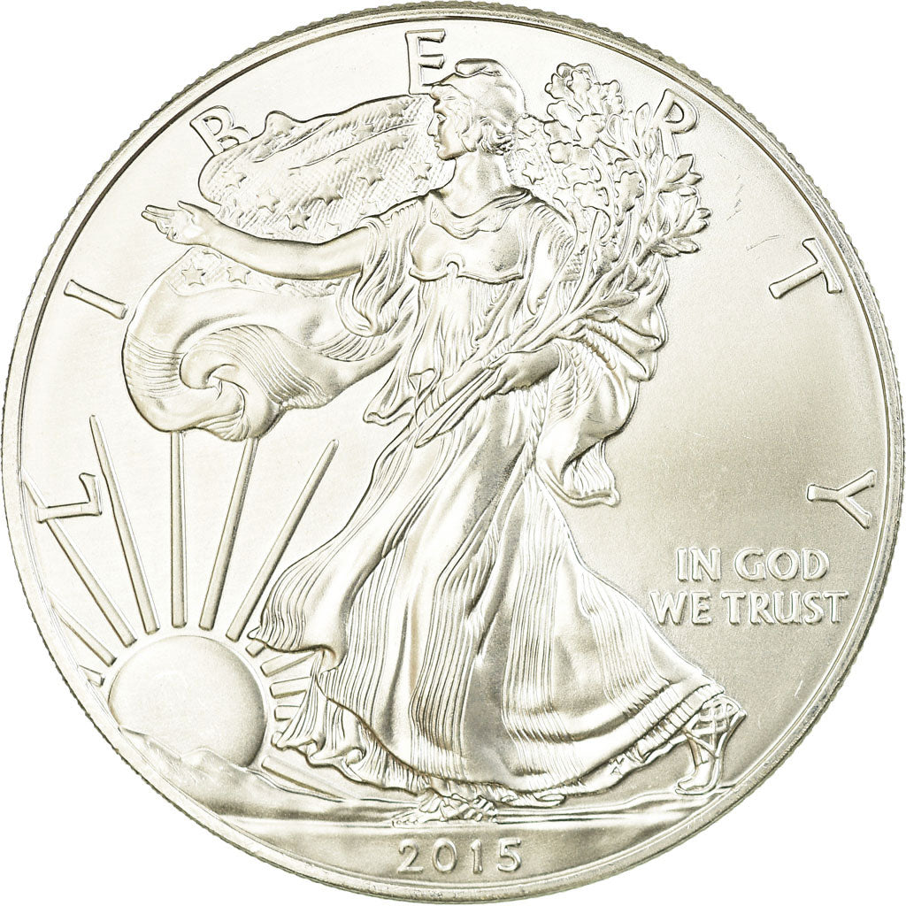 Coin, United States, Dollar, 2015, MS(63), Silver, KM:273