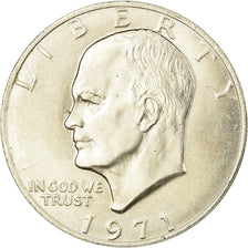 Coin, United States, Eisenhower Dollar, Dollar, 1971, U.S. Mint, Philadelphia