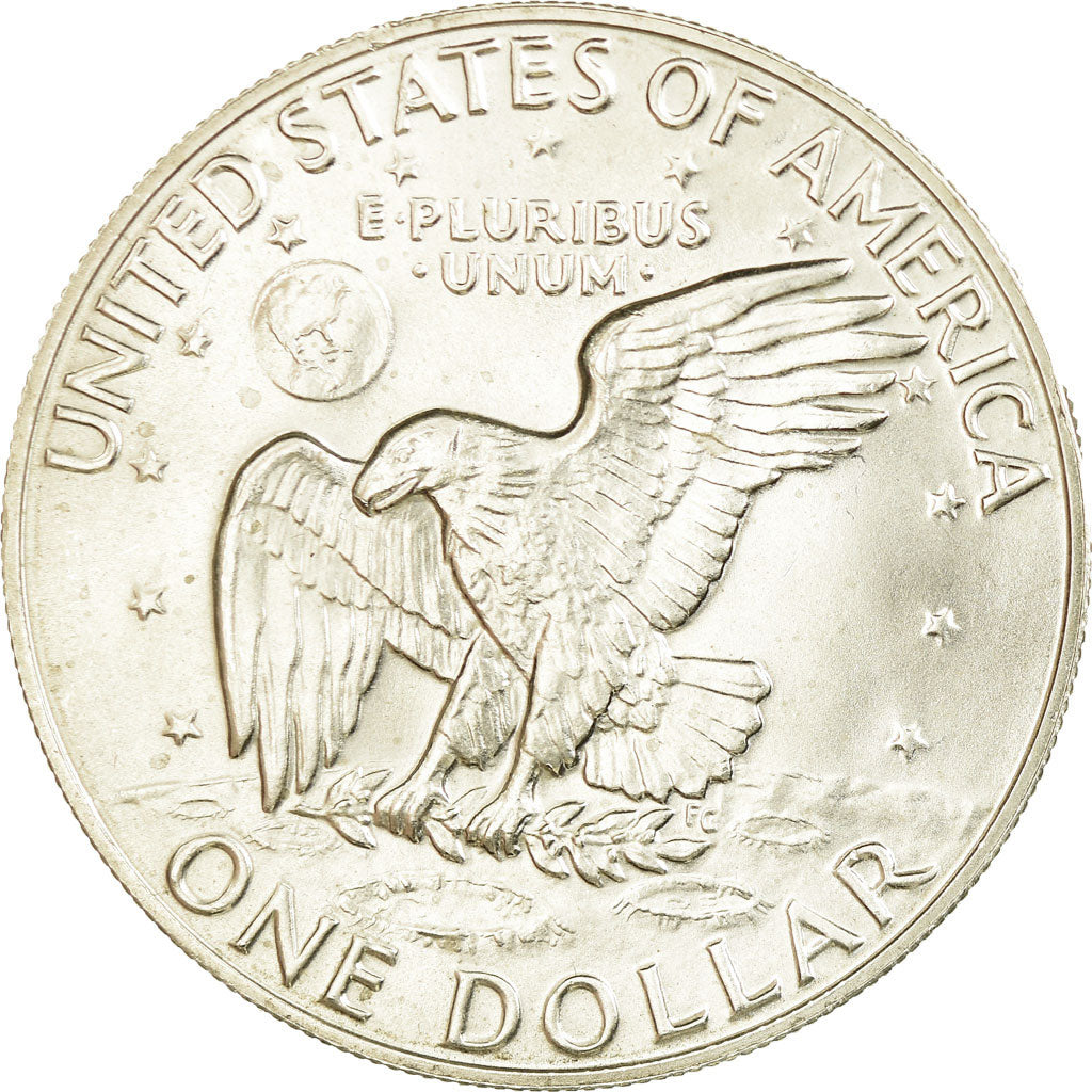 Coin, United States, Eisenhower Dollar, Dollar, 1974, U.S. Mint, San Francisco