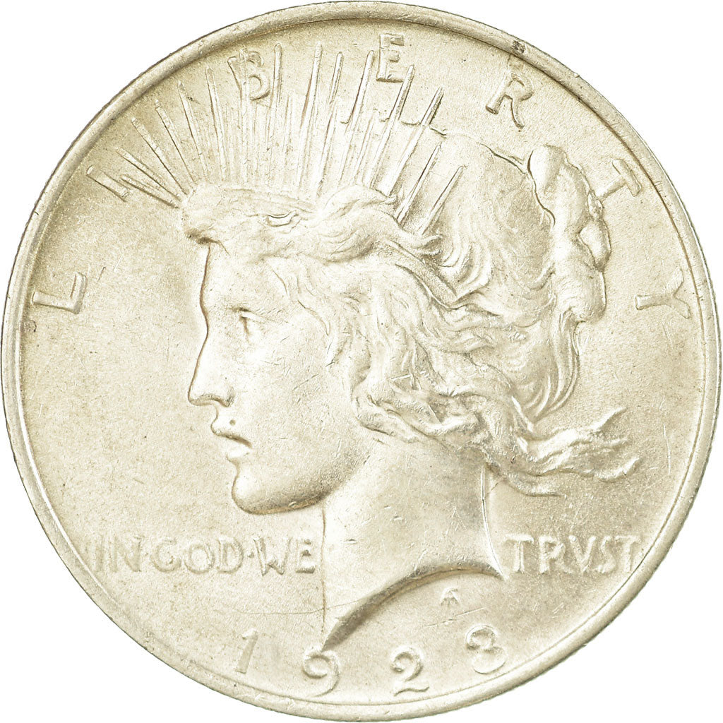 Coin, United States, Peace Dollar, Dollar, 1923, U.S. Mint, Philadelphia