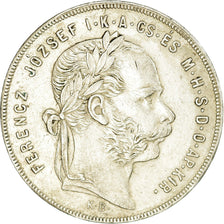 Coin, Hungary, Franz Joseph I, Forint, 1879, Kremnitz, AU(50-53), Silver