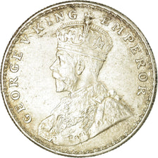 Coin, INDIA-BRITISH, George V, Rupee, 1918, EF(40-45), Silver, KM:524