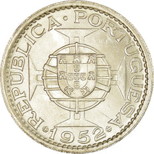 Coin, Macau, 5 Patacas, 1952, AU(55-58), Silver, KM:5