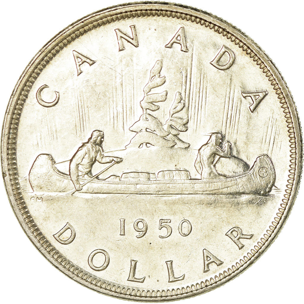 Coin, Canada, George VI, Dollar, 1950, Royal Canadian Mint, Ottawa, AU(50-53)