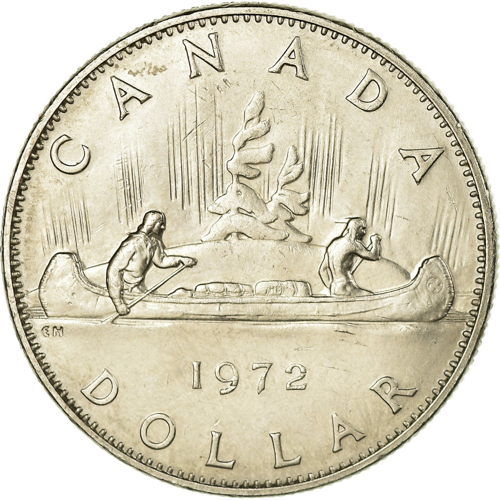 Coin, Canada, Elizabeth II, Dollar, 1972, Royal Canadian Mint, Ottawa