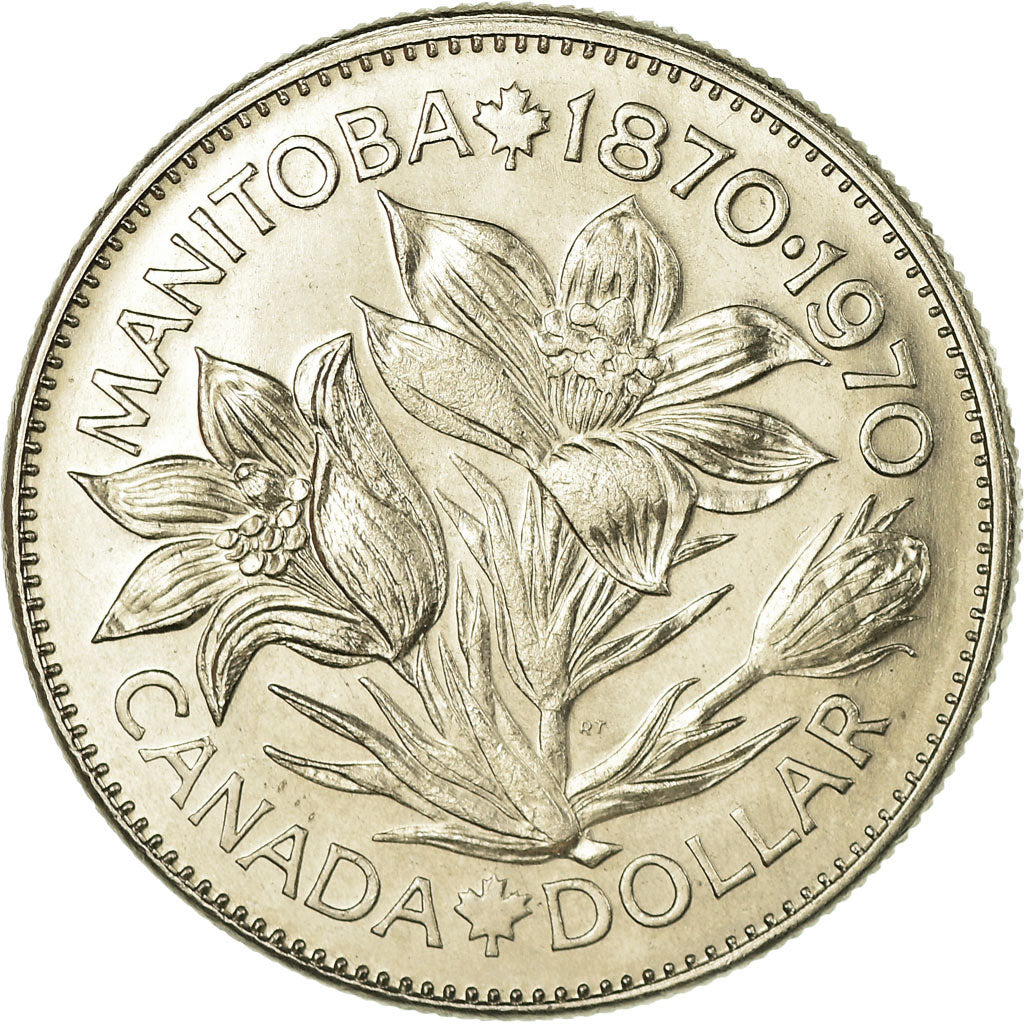 Coin, Canada, Elizabeth II, Dollar, 1970, Royal Canadian Mint, Ottawa