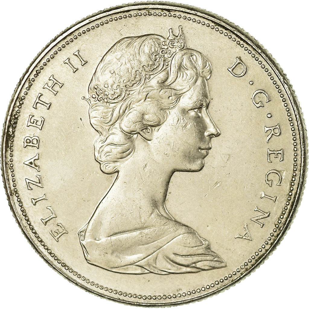 Moneda, Canadá, Elizabeth II, Dollar, 1971, Royal Canadian Mint, Ottawa, MBC