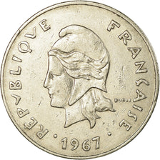 Coin, New Caledonia, 50 Francs, 1967, Paris, EF(40-45), Nickel, KM:7