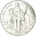 Coin, New Caledonia, 5 Francs, 2008, Paris, MS(63), Aluminum, KM:16