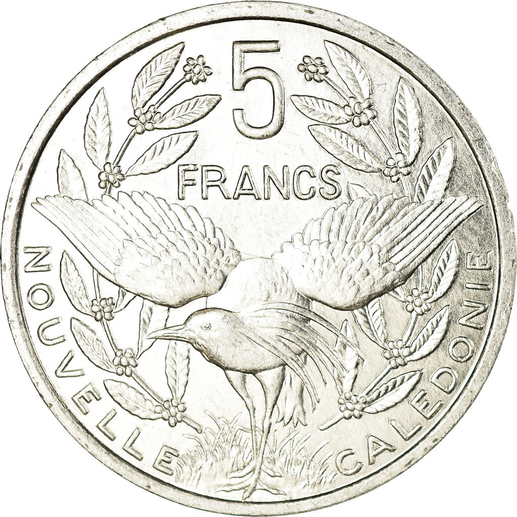 Coin, New Caledonia, 5 Francs, 2008, Paris, MS(63), Aluminum, KM:16