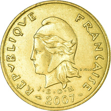 Moneta, Nuova Caledonia, 100 Francs, 2007, Paris, BB, Alluminio-bronzo, KM:15a