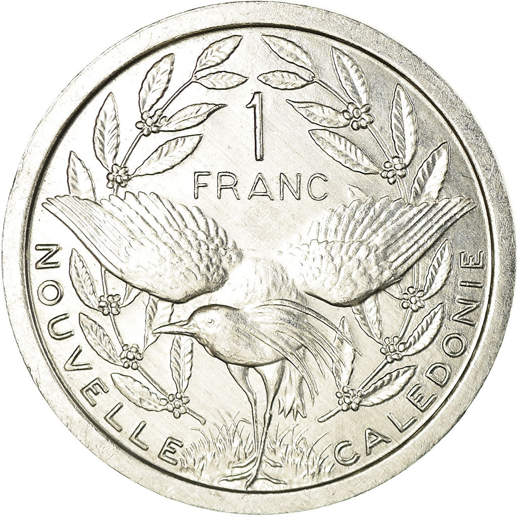 Coin, New Caledonia, Franc, 2007, Paris, MS(63), Aluminum, KM:10