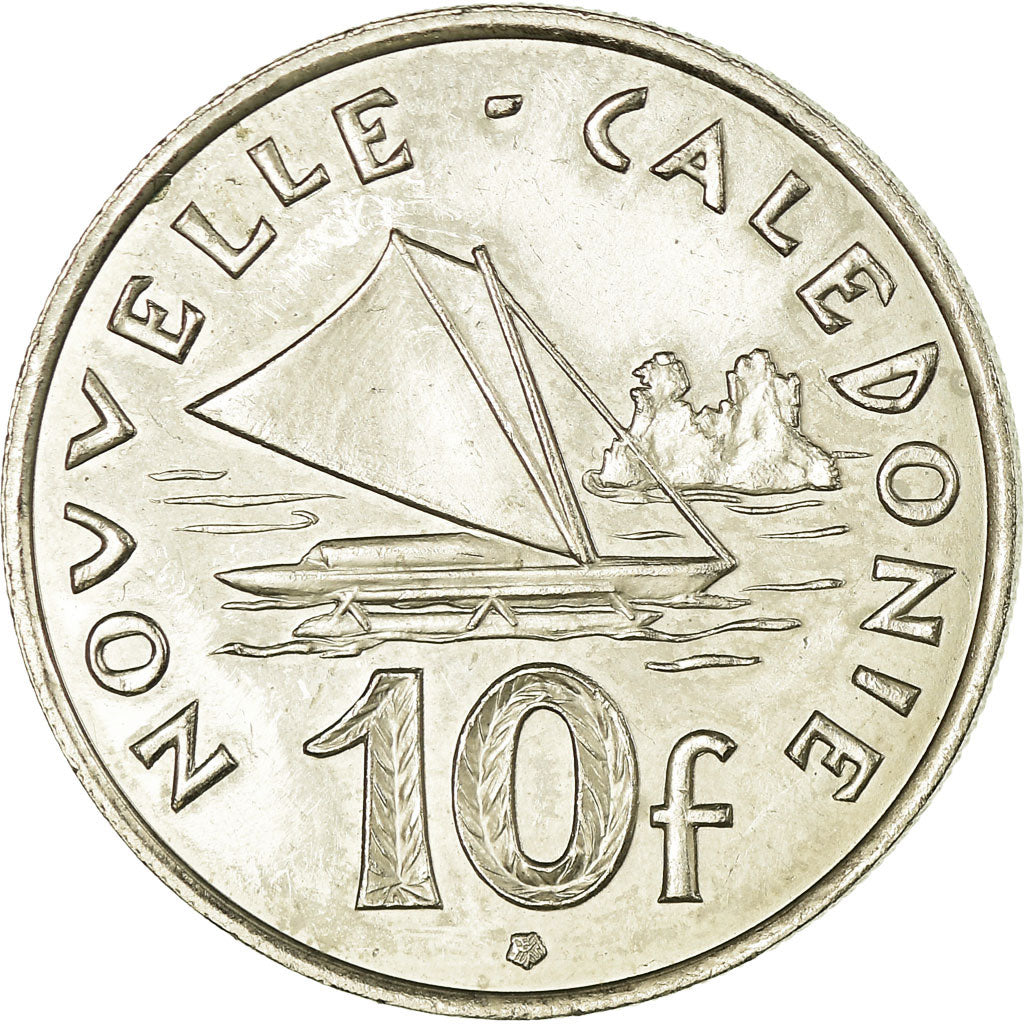 Coin, New Caledonia, 10 Francs, 2007, Paris, EF(40-45), Copper-nickel, KM:11a