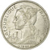Coin, Réunion, 5 Francs, 1955, EF(40-45), Aluminum, KM:9