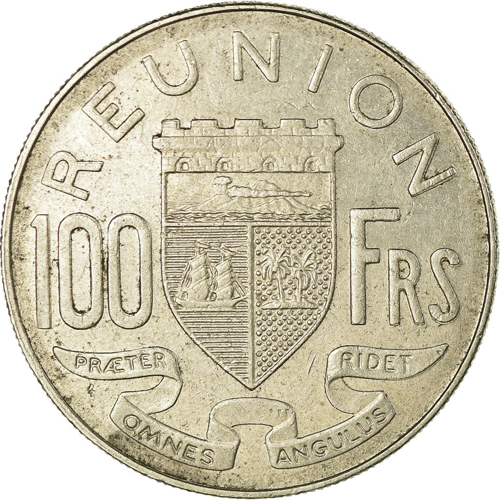 Coin, Réunion, 100 Francs, 1964, EF(40-45), Nickel, KM:13