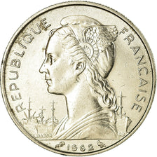 Coin, Réunion, 50 Francs, 1962, AU(55-58), Nickel, KM:12