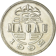 Coin, Macau, Pataca, 1992, British Royal Mint, EF(40-45), Copper-nickel, KM:57
