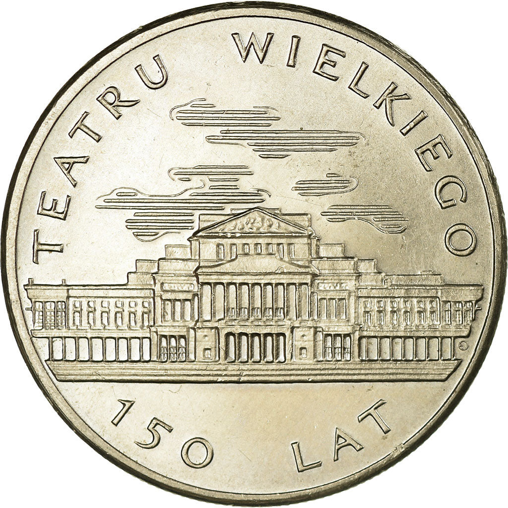 Coin, Poland, 150th Anniversary of Great Theater, 50 Zlotych, 1983, Warsaw