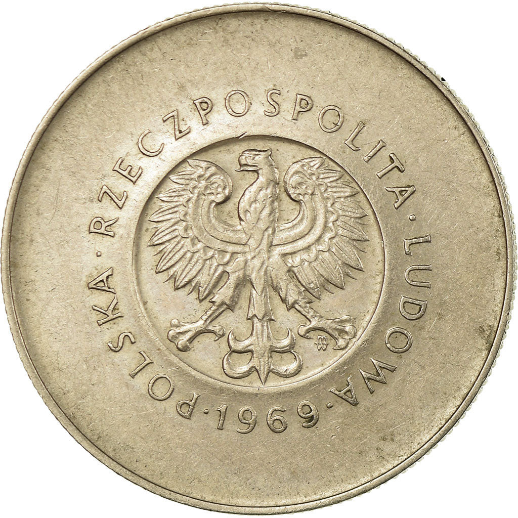 Monnaie, Pologne, 25th Anniversary - Peoples Republic, 10 Zlotych, 1969, Warsaw